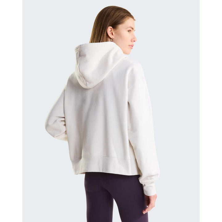 The North Face Felpa con Cappuccio Oversize TNF Essential Simple Dome Boxy White Dune Donna