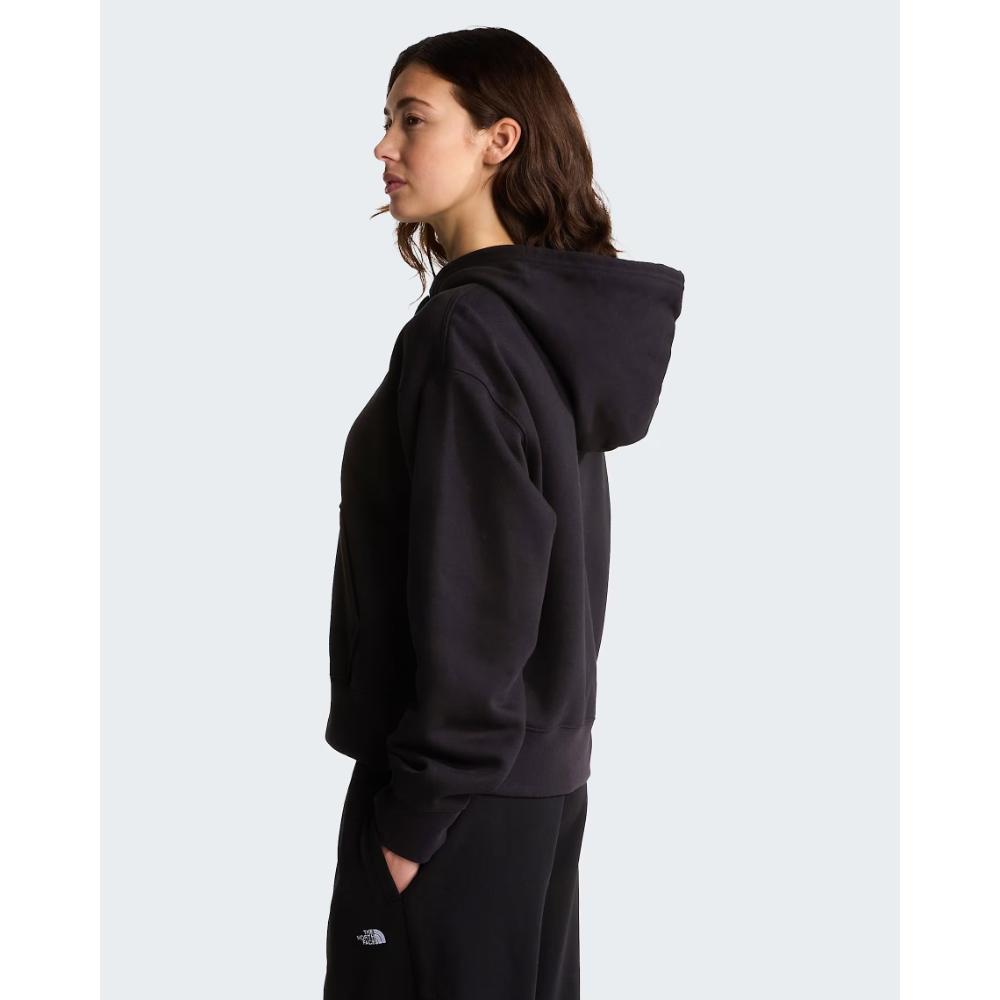 The North Face Felpa con Cappuccio Oversize TNF Essential Simple Dome Boxy Black Donna