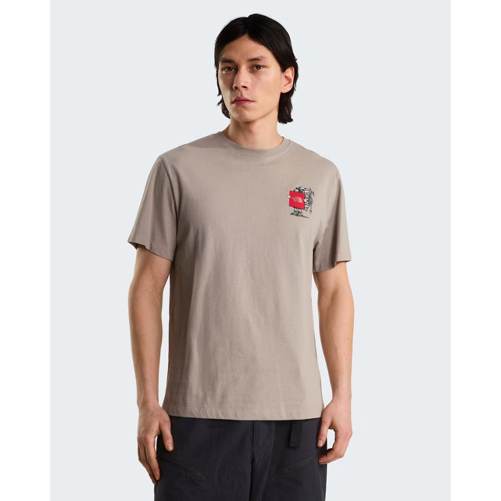 The North Face T-shirt Gear Up Get Out Graphic Stone