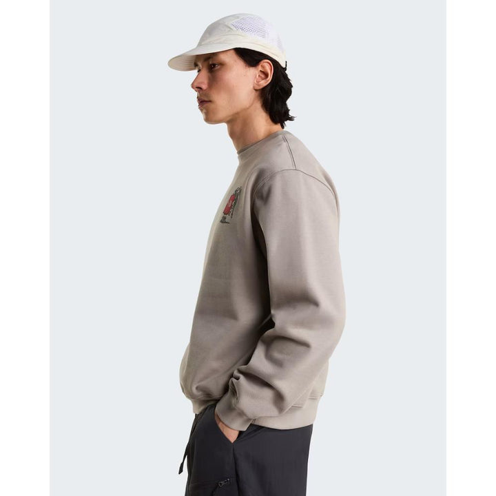 The North Face Felpa Gear Up Get Out con grafica Stone