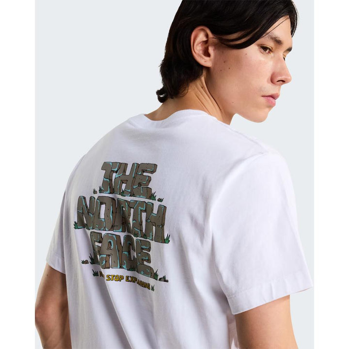 The North Face T-shirt Stone Logo Relaxed con grafica White