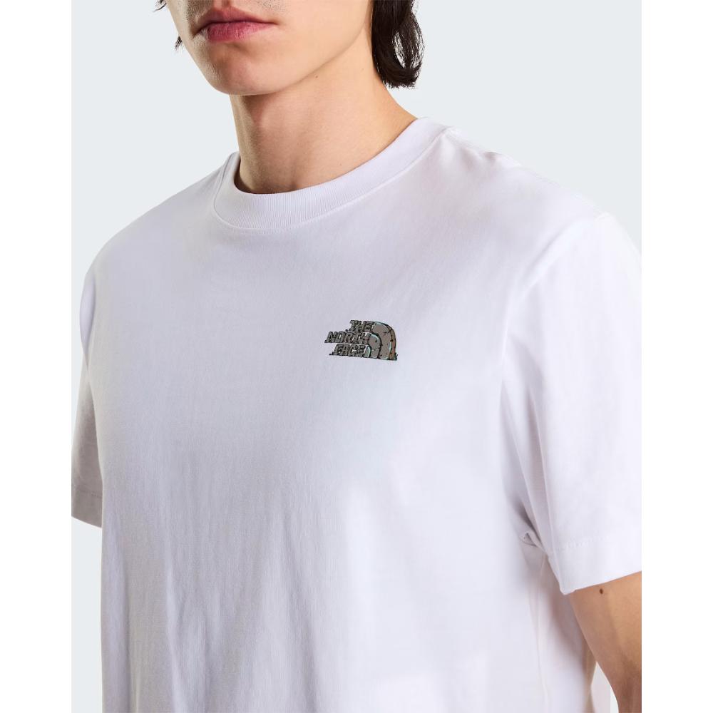 The North Face T-shirt Stone Logo Relaxed con grafica White
