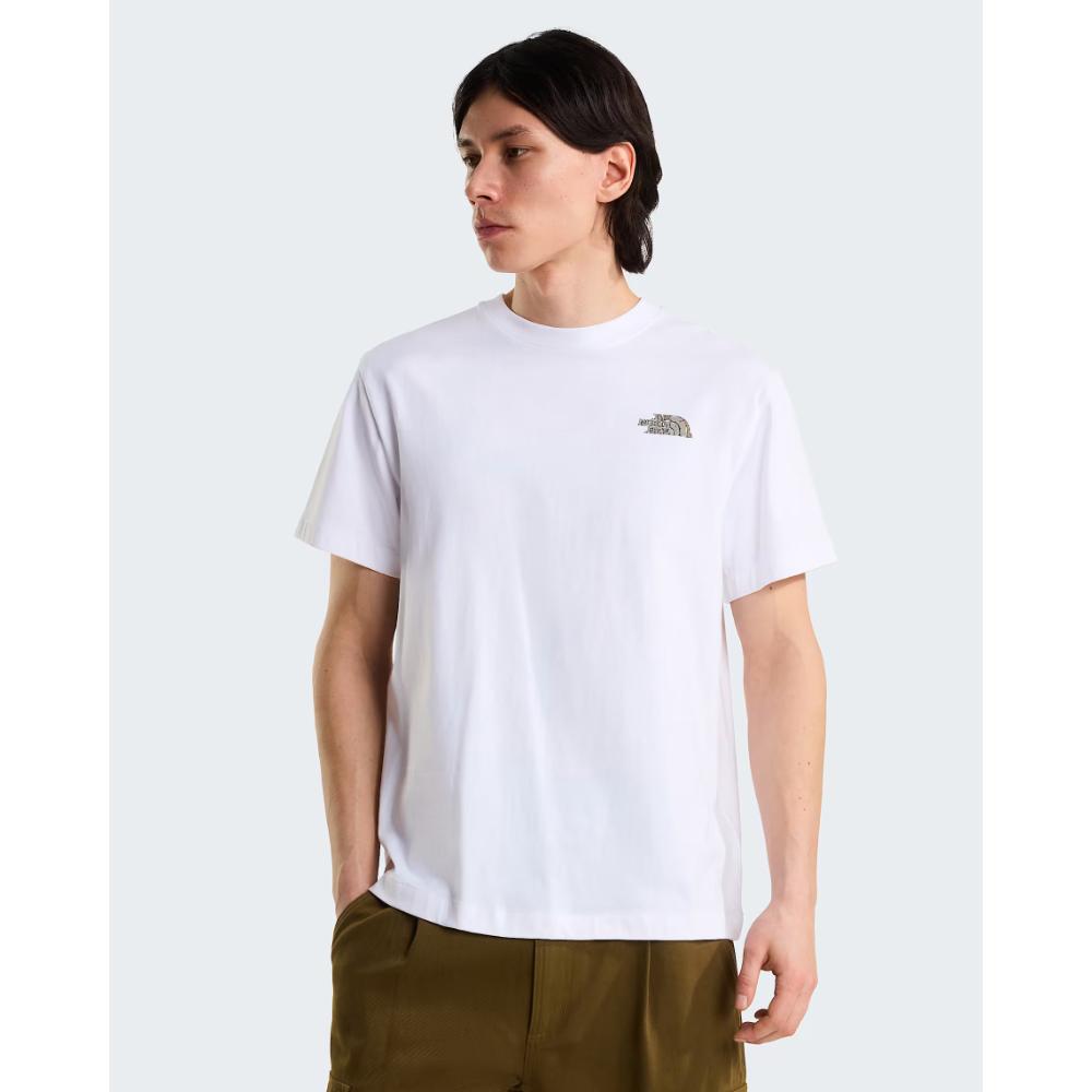 The North Face T-shirt Stone Logo Relaxed con grafica White