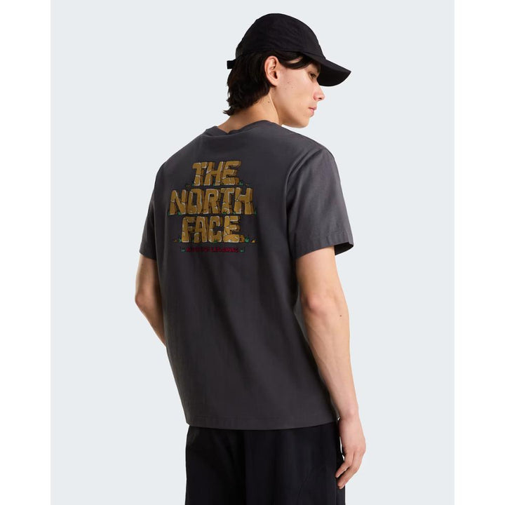 The North Face T-shirt Stone Logo Relaxed con grafica Antracie