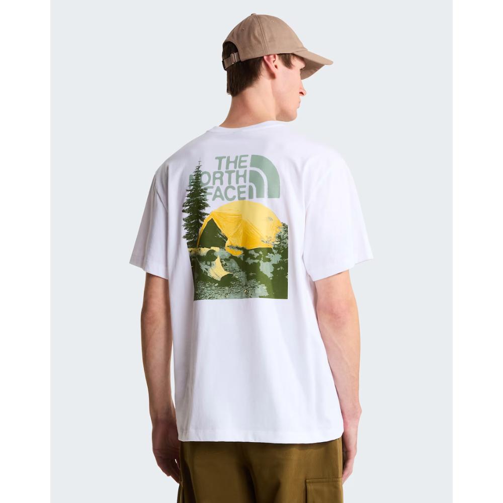 The North face T-shirt Pitch A Tent Relaxed da uomo White