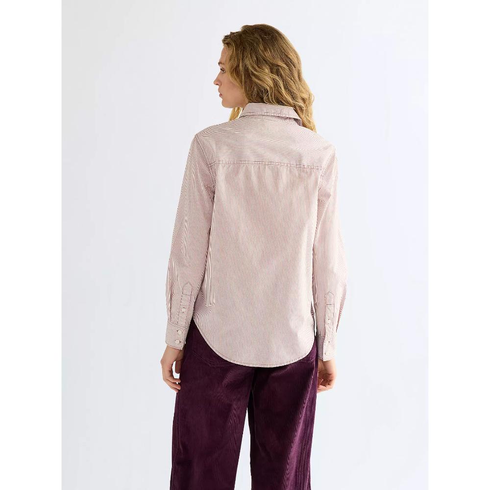Wrangler Regular One Pocket Shirt Rose Brown Donna