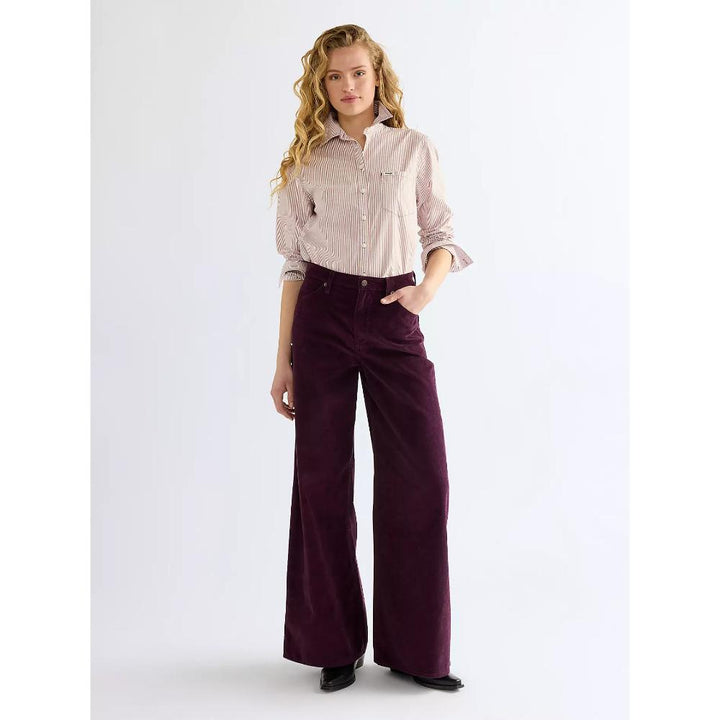 Wrangler Regular One Pocket Shirt Rose Brown Donna