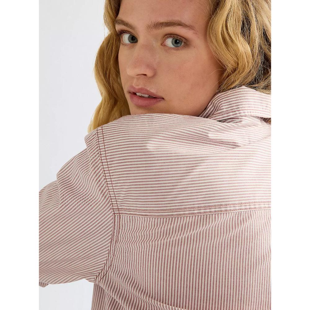 Wrangler Regular One Pocket Shirt Rose Brown Donna