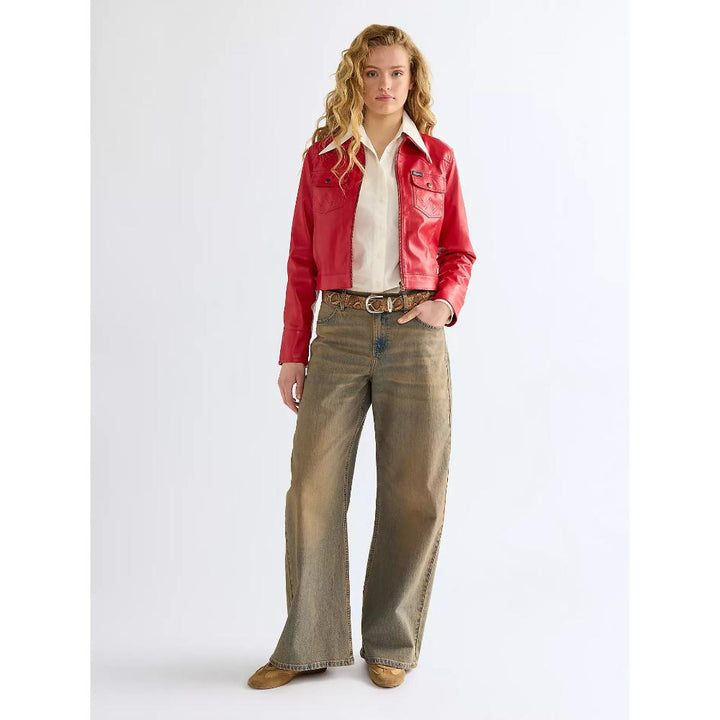Wrangler Low Rise Loose Ultra Barrel Jean Warm Dunes Donna