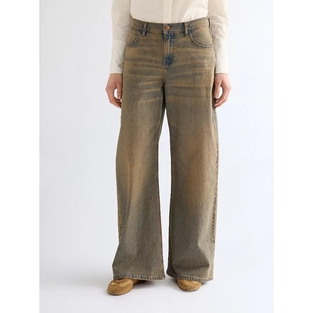 Wrangler Low Rise Loose Ultra Barrel Jean Warm Dunes Donna