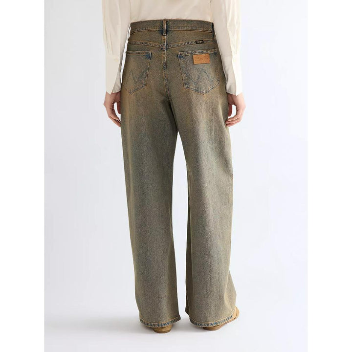 Wrangler Low Rise Loose Ultra Barrel Jean Warm Dunes Donna