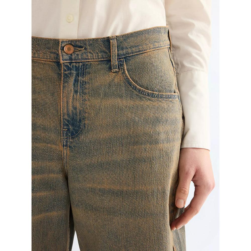 Wrangler Low Rise Loose Ultra Barrel Jean Warm Dunes Donna