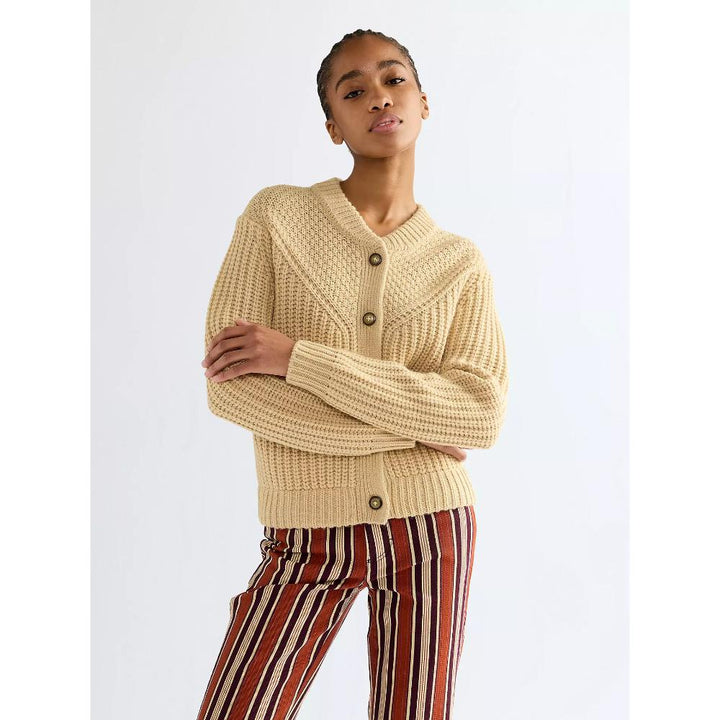 Wrangler Regular Western Cardigan Pebble Donna