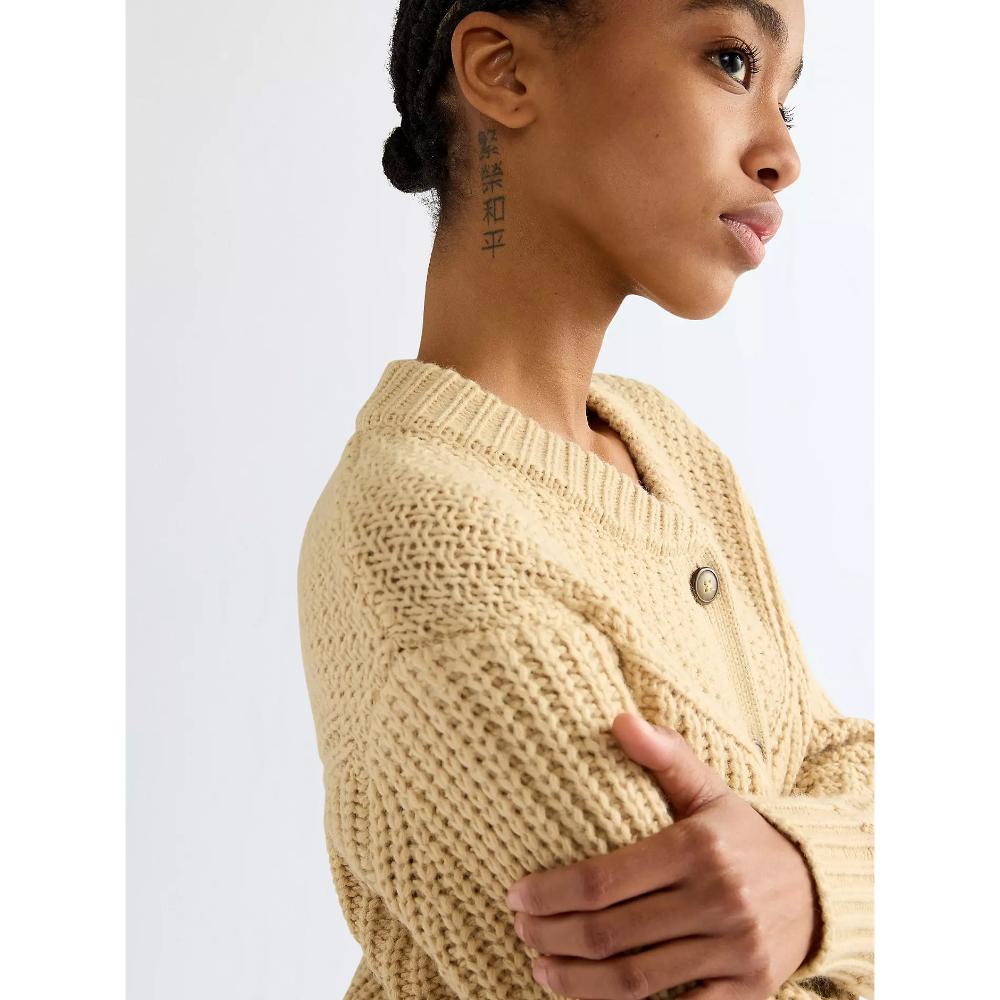 Wrangler Regular Western Cardigan Pebble Donna