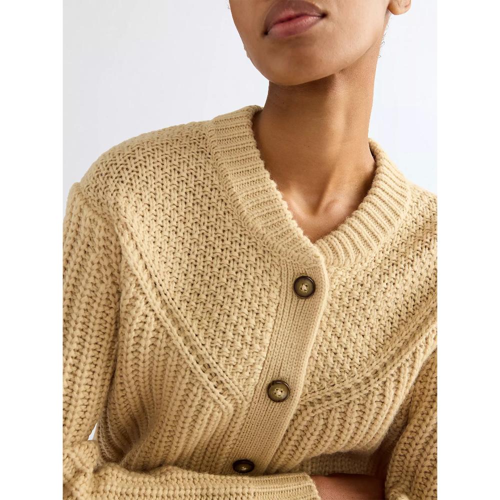 Wrangler Regular Western Cardigan Pebble Donna