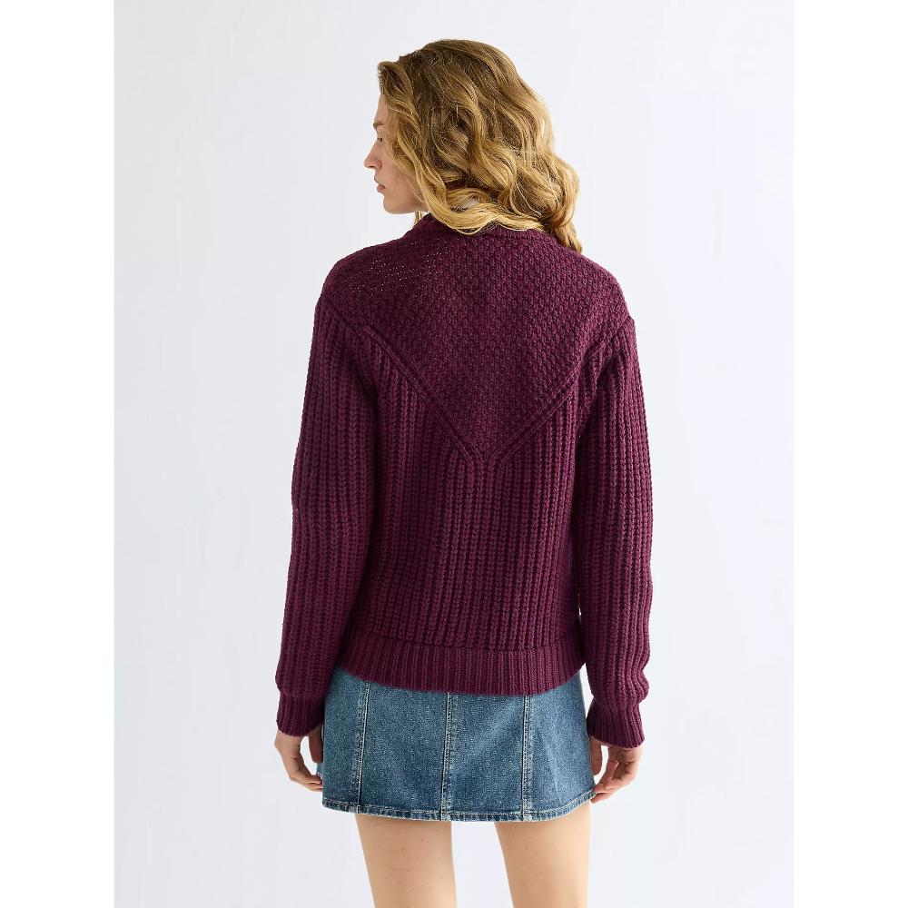 Wrangler Regular Western Cardigan Potent Purple Donna