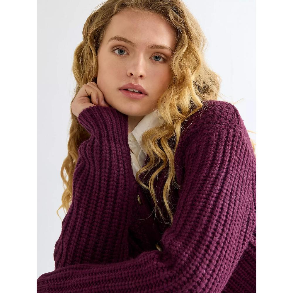 Wrangler Regular Western Cardigan Potent Purple Donna
