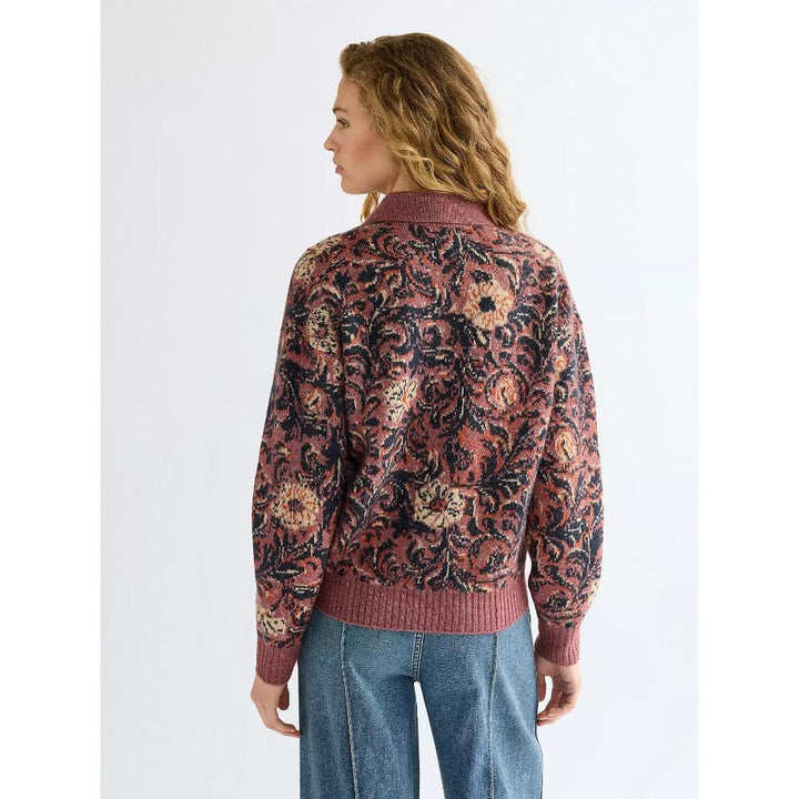 Wrangler Regular Ranch Floral Polo Sweater Mystic Floral Donna