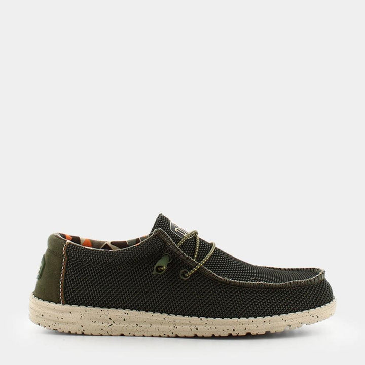 Hey Dude Sneakers Wally Sox Stitch Green