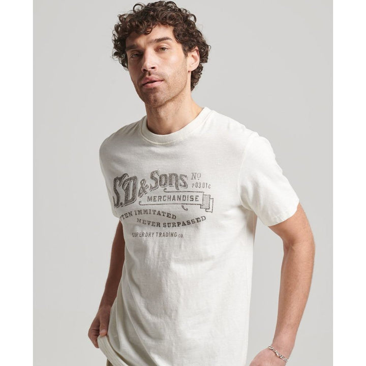 T-SHIRT SUPERDRY VINTAGE SCRIPT WORKWEAR BIANCA