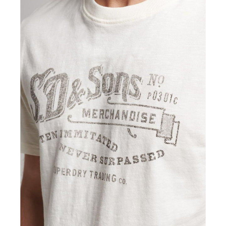 T-SHIRT SUPERDRY VINTAGE SCRIPT WORKWEAR BIANCA