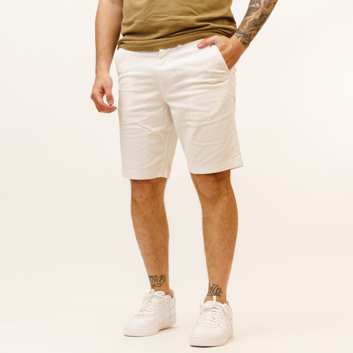 Superdry Bermuda Chino Vintage Bianco