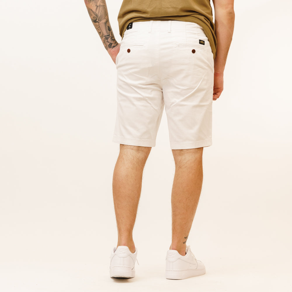 Superdry Bermuda Chino Vintage Bianco