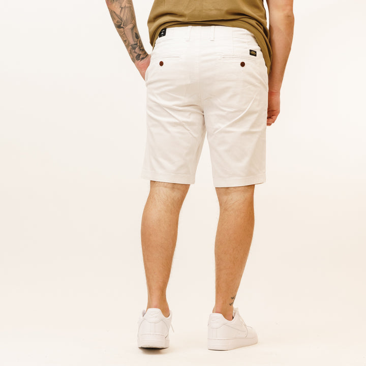 Superdry Bermuda Chino Vintage Bianco