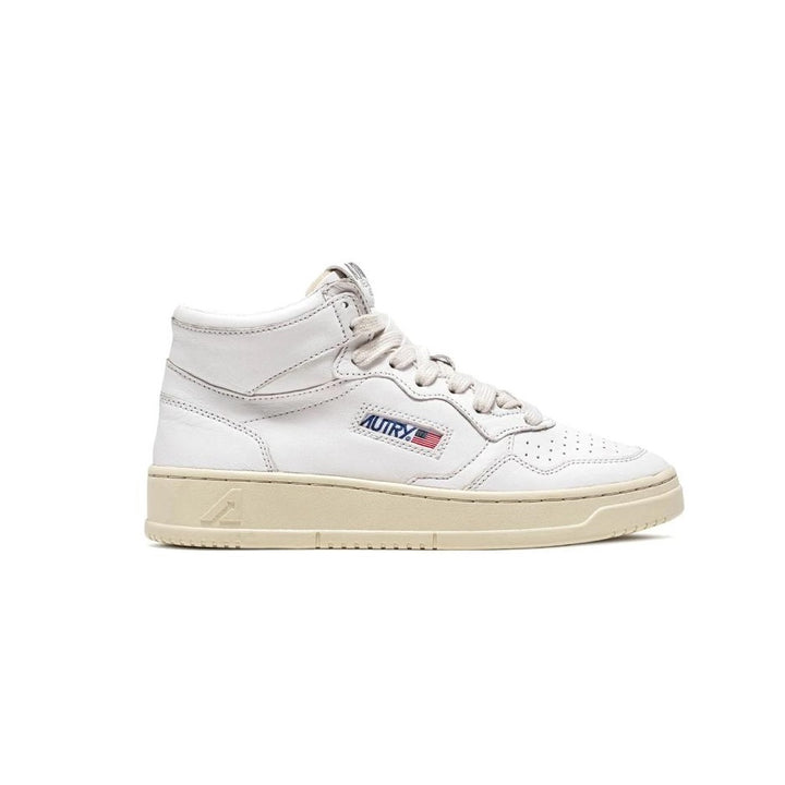 Autry Sneakers Medalist Mid White