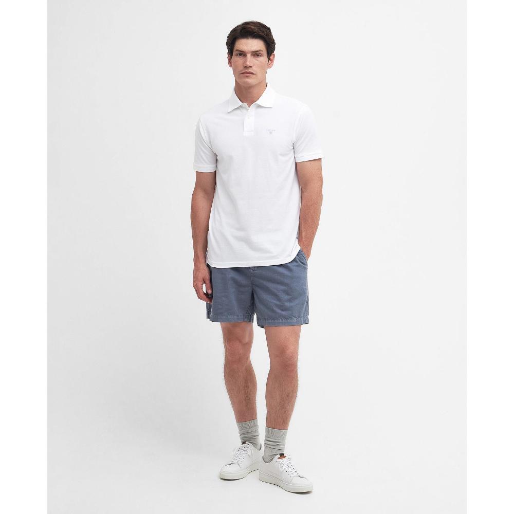 Barbour Polo Sport White