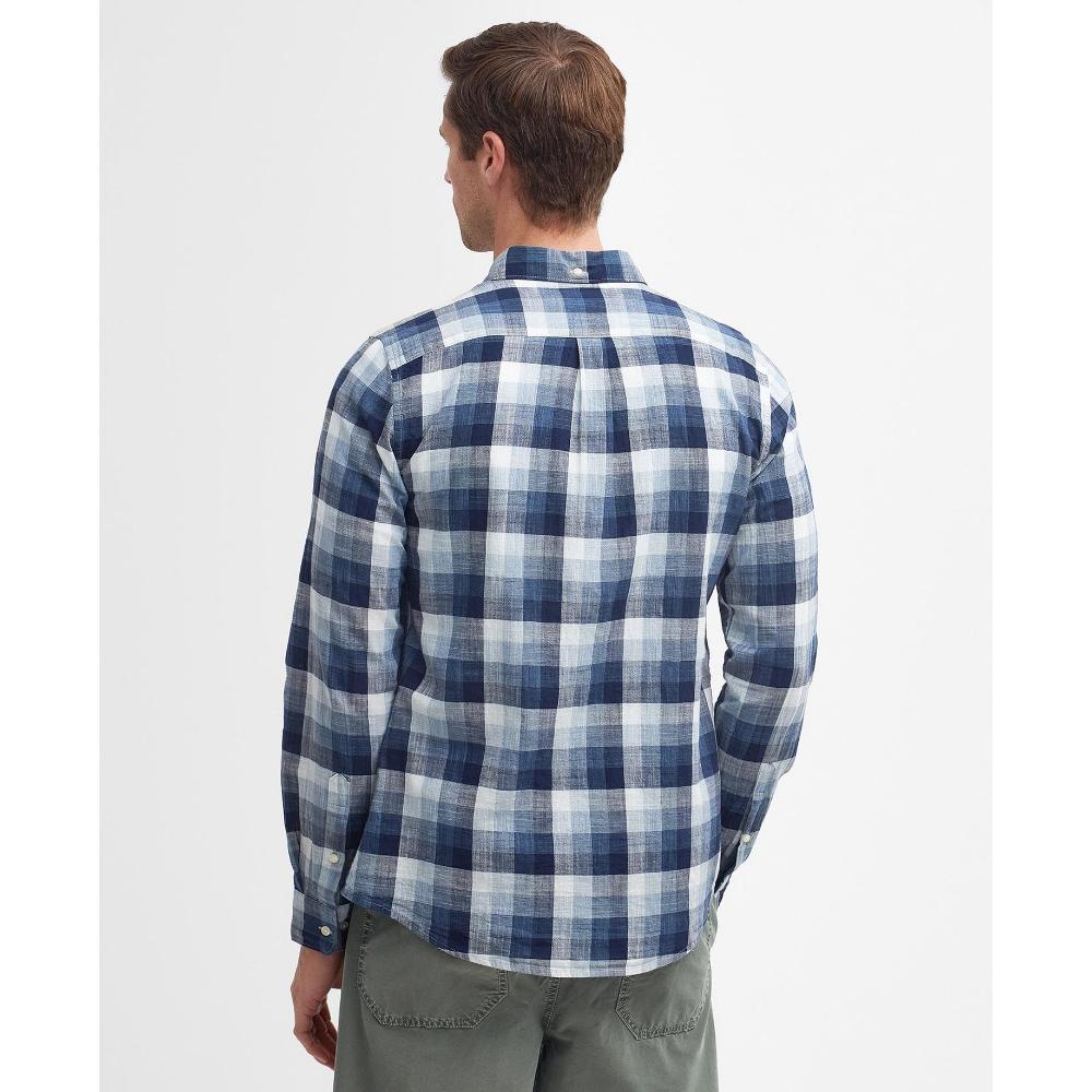 Barbour Camicia Hillroad Navy