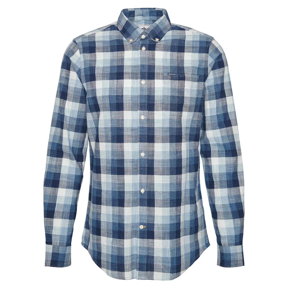 Barbour Camicia Hillroad Navy