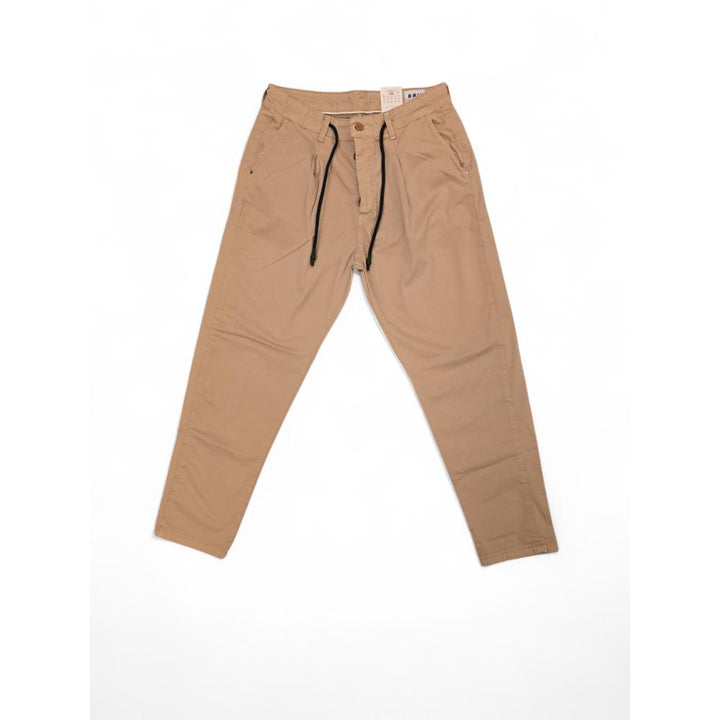 Berna Pantalone Pence & Coulisse Beige Uomo