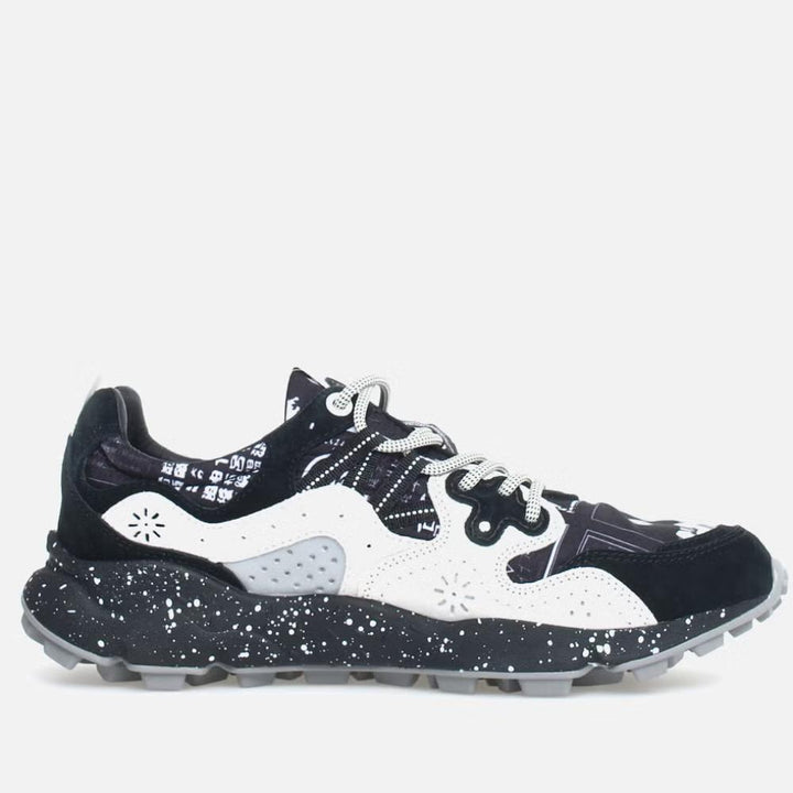 Flower Mountain Yamano 3 Uni Suede-Nylon Black-White