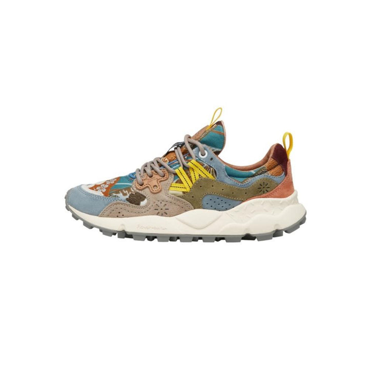 Sneakers Flower Mountain Yamano 3 Tortora/Azzurro