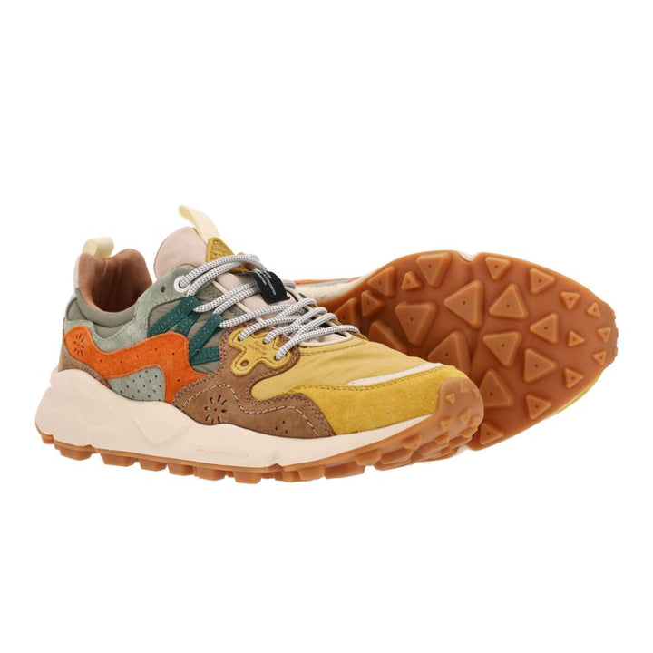 Sneakers Flower Mountain Yamano 3 Orange-Military