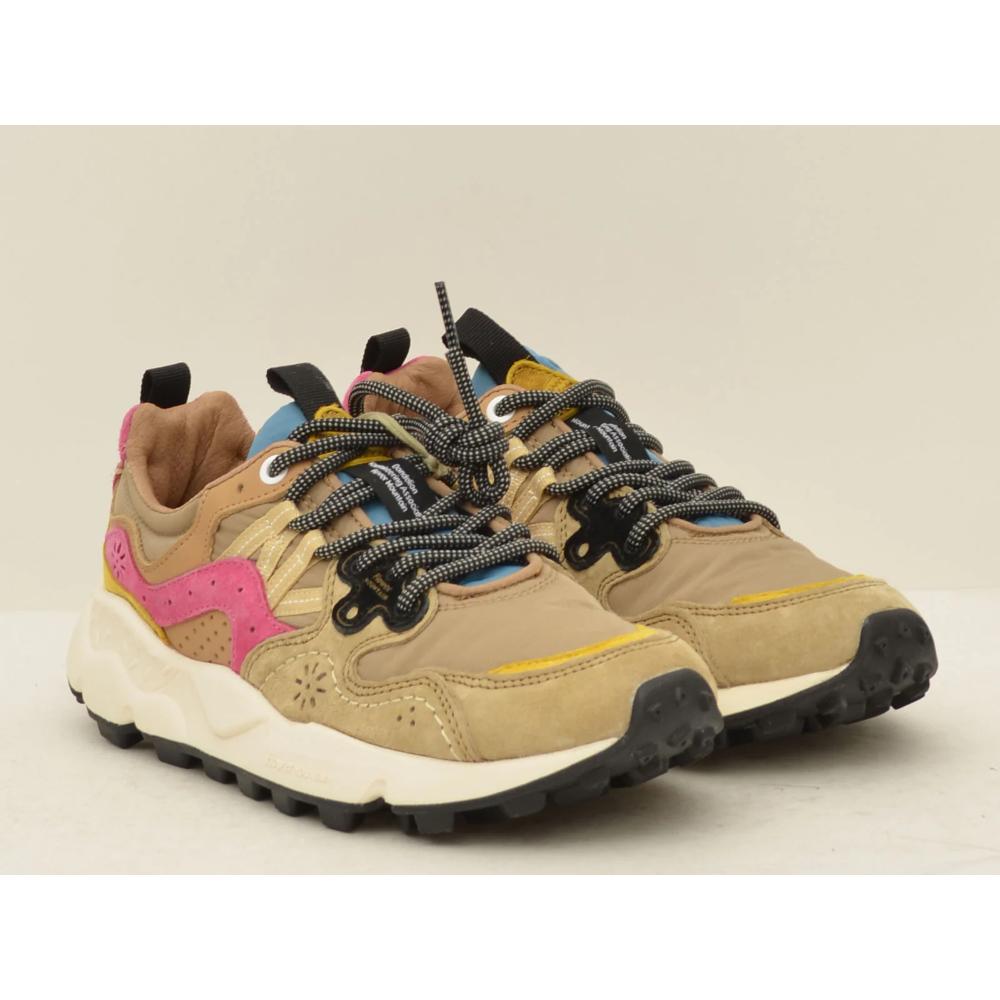 Flower Mountain Sneakers Yamano 3 Taupe/Cognac