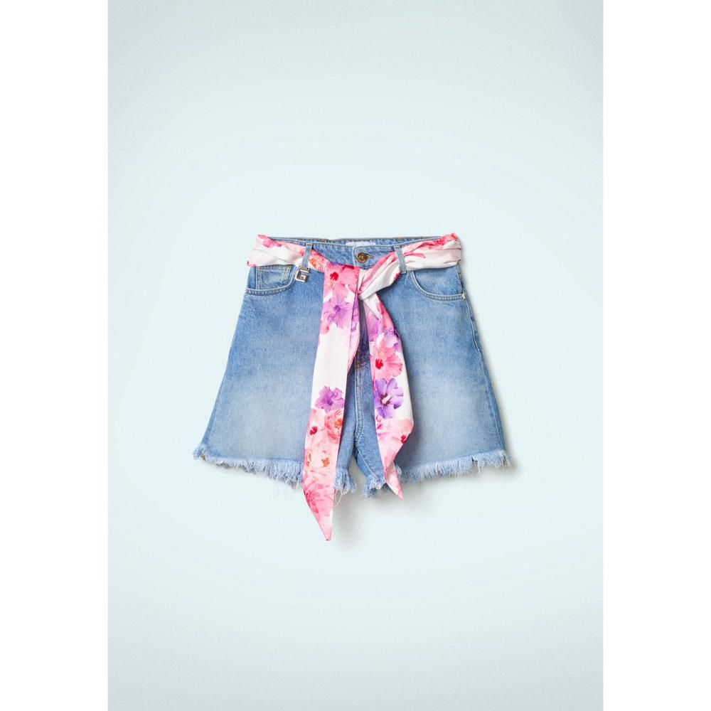 Gaelle Paris Short In Denim Blu