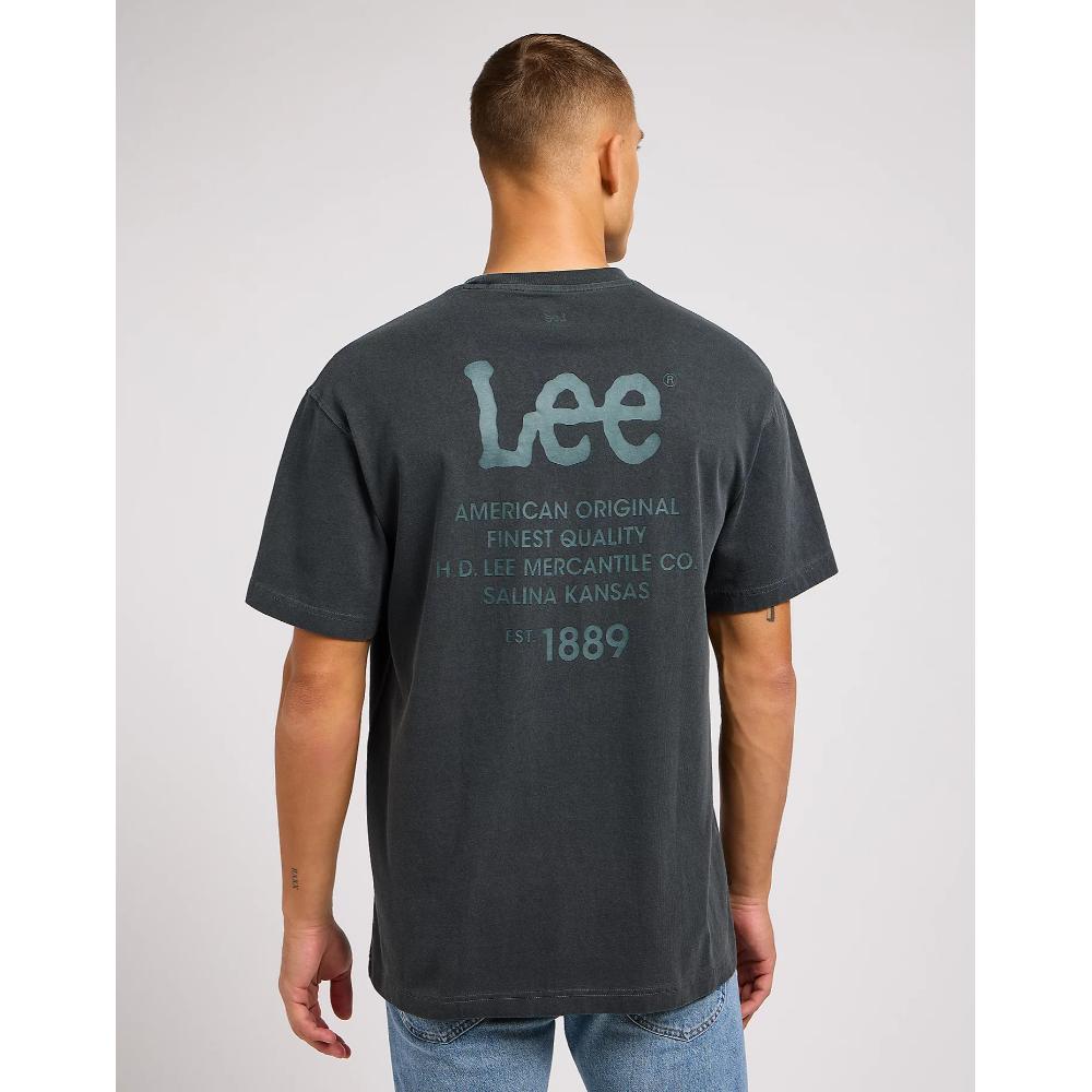 Lee T-Shirt Pebble Black