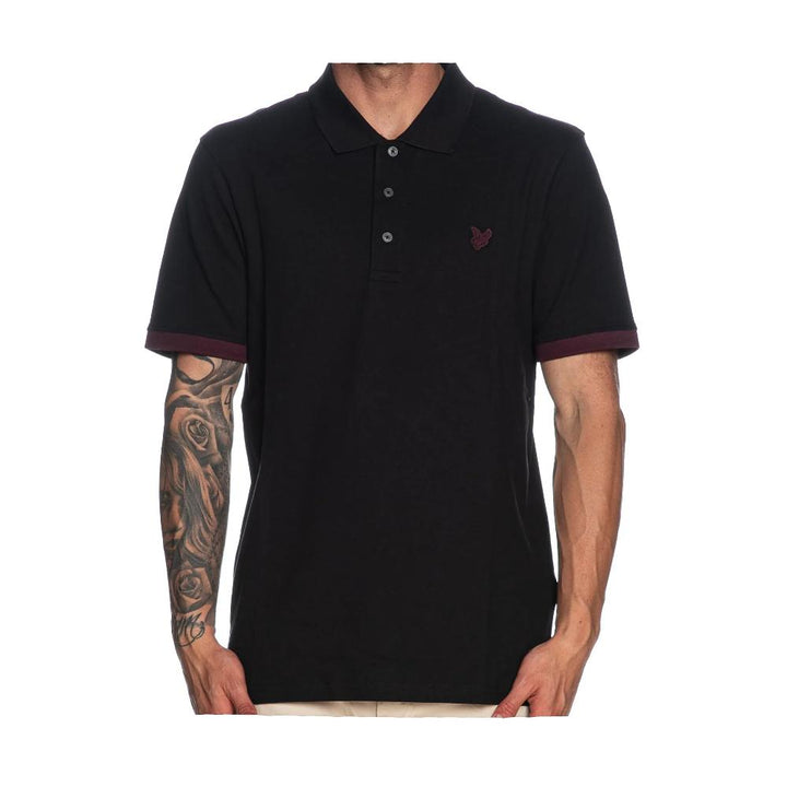 Lyle & Scott Polo Contrast Pocket Black