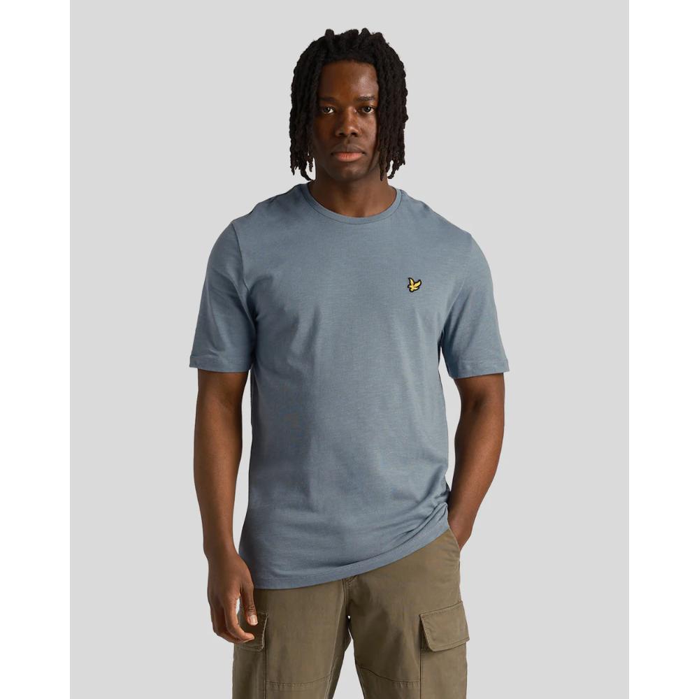 Lyle & Scott T-Shirt Slub Slate Blu