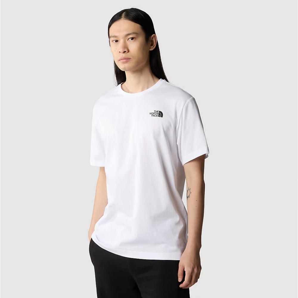 The North Face T-Shirt Red Box White