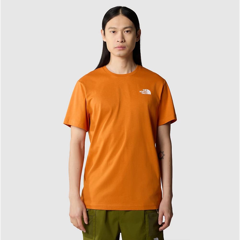 The North Face T-Shirt Red Box Desert Rust