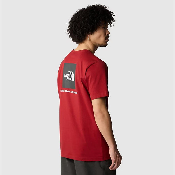 The North Face T-Shirt Red Box Iron Red