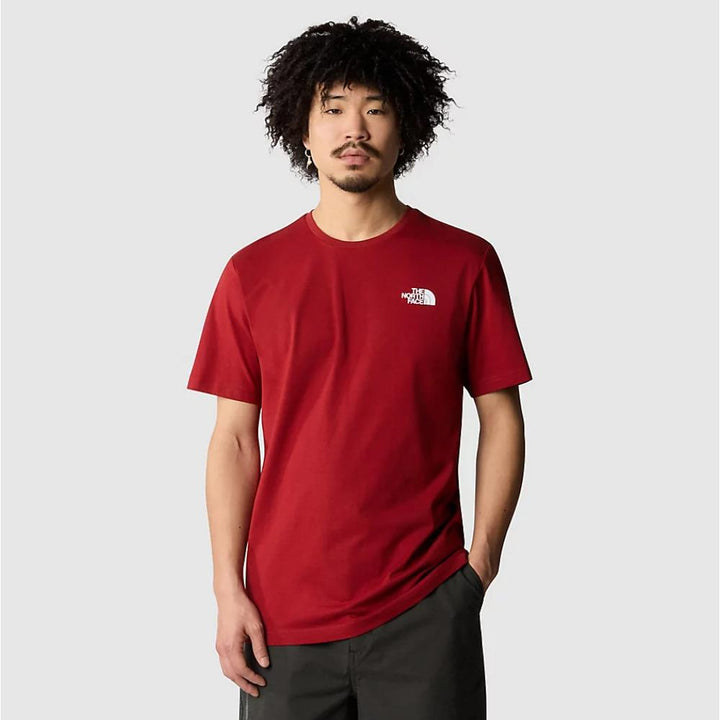 The North Face T-Shirt Red Box Iron Red