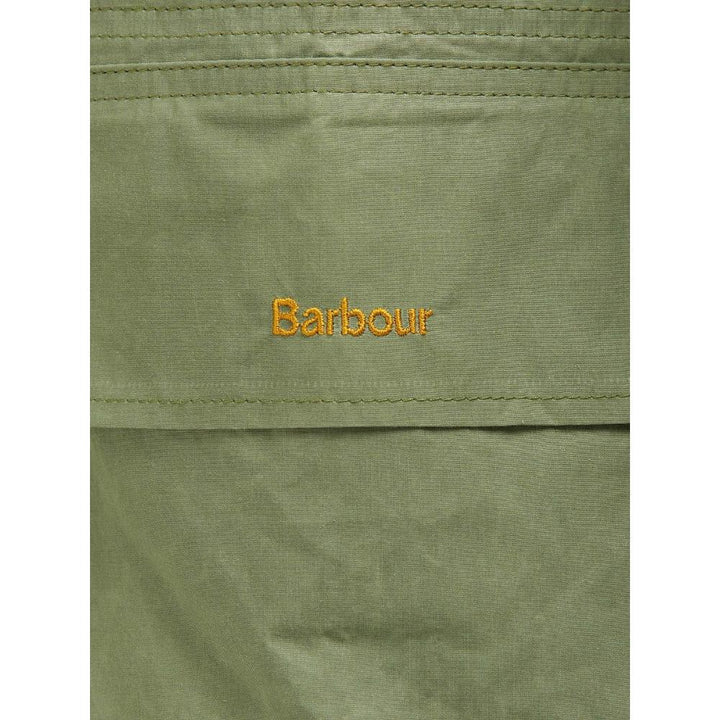 Barbour Giacca con Cappuccio Nith Showeproof Donna Verde