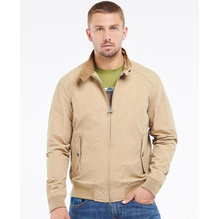 Barbour Giacca Harrington Rectifier Steve McQueen Uomo Military Brown