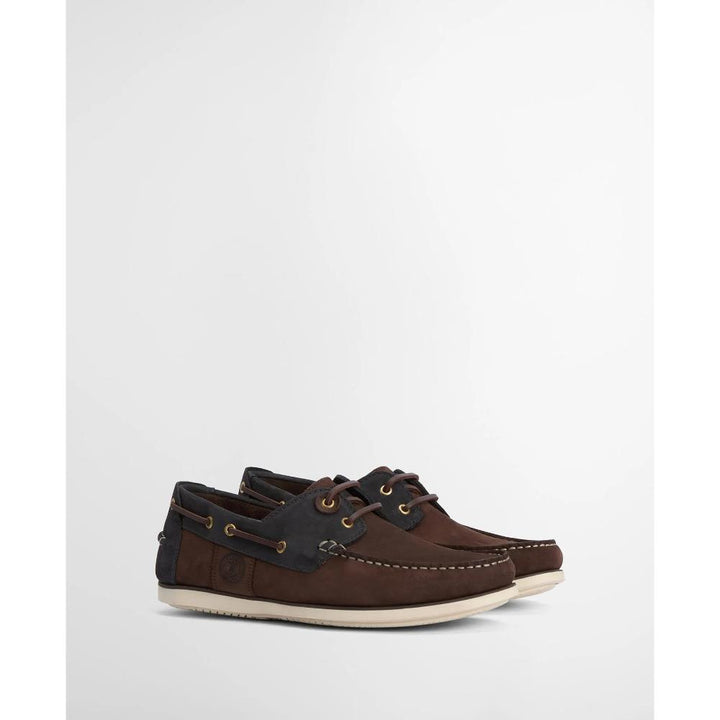 Barbour Scarpe da barca Wake Uomo Brown/Navy