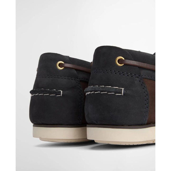 Barbour Scarpe da barca Wake Uomo Brown/Navy