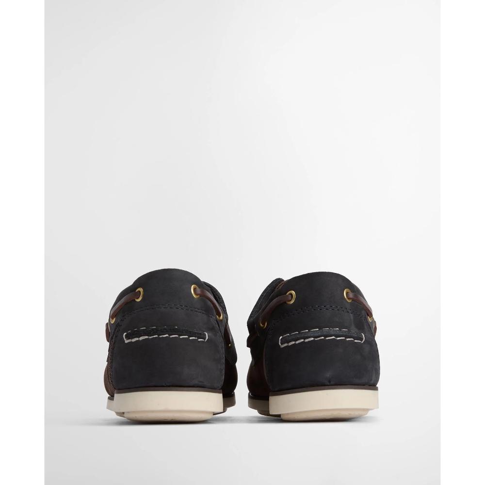 Barbour Scarpe da barca Wake Uomo Brown/Navy